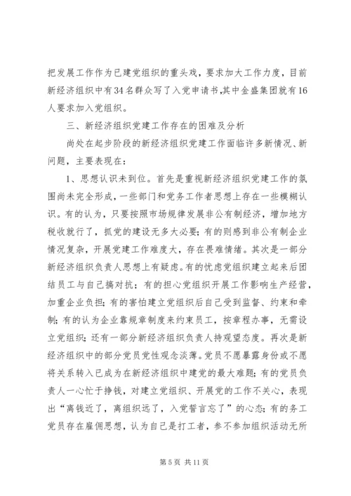 新经济组织党建工作情况综述.docx