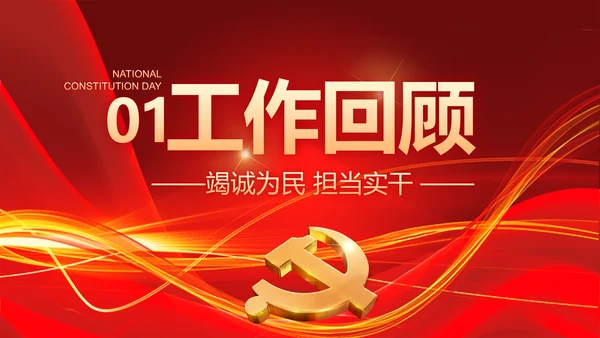 党支部选举换届大会年终工作总结PPT