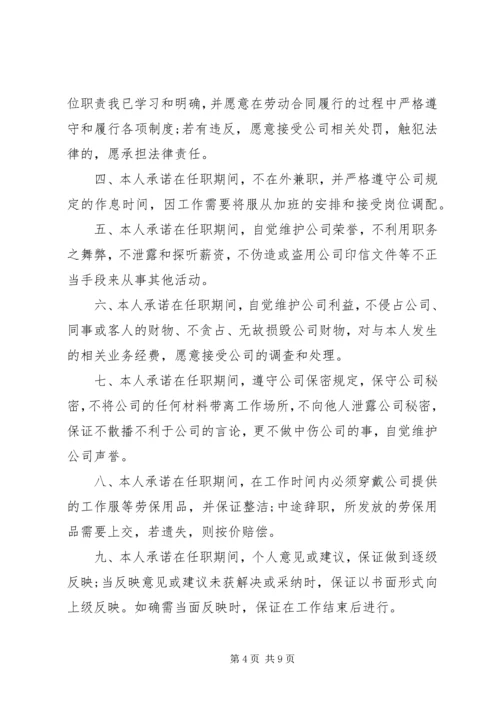 公司责任承诺书.docx