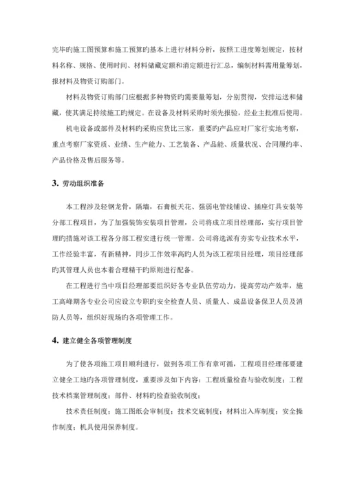 店铺装修综合施工组织设计.docx