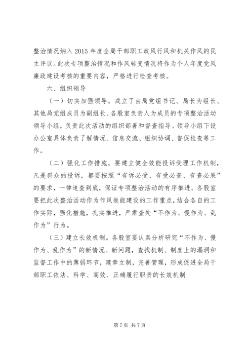 财政局不严不实问题专项整治方案.docx