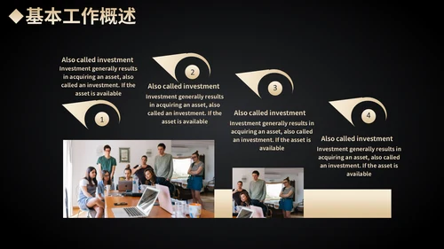 黑金奢华工作总结汇报通用PPT模板