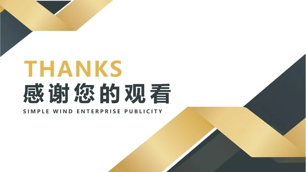 白色简约风企业宣传推广PPT模板