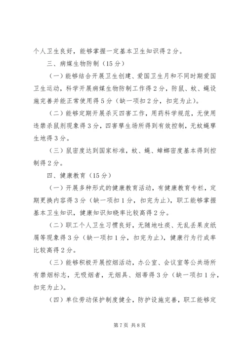 优秀部门评分细则.docx