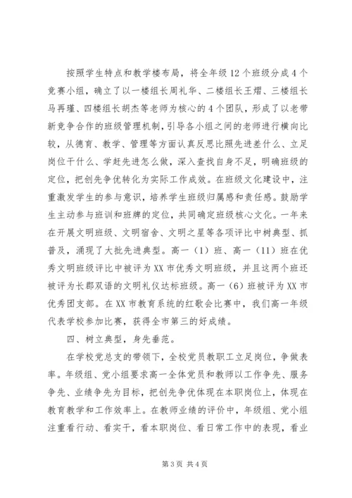 先进示范岗先进事迹材料：争先创优排头兵勤奋开拓孺子牛.docx