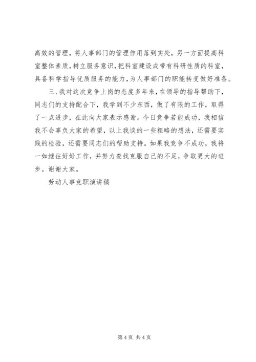 劳动人事竞职演讲稿 (10).docx