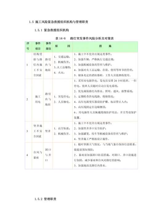 项目施工风险控制与风险预案.docx