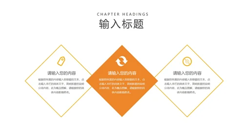 简约风橙色字母英语课堂教学PPT模板