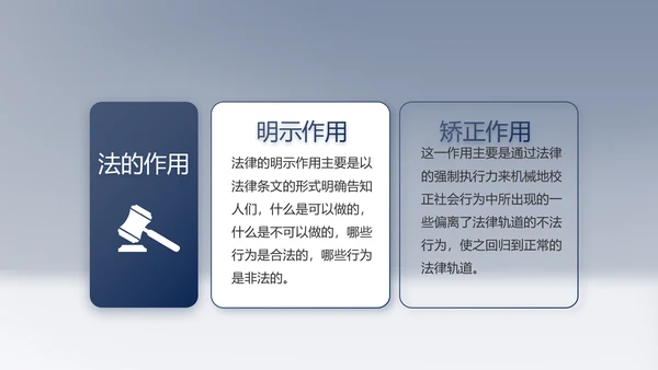 蓝色大气法律法治进校园教育动态PPT模板