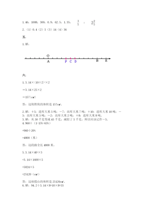 贵州省贵阳市小升初数学试卷【综合题】.docx