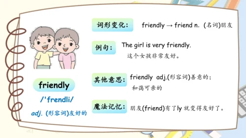 Unit 3 My friends 复习课件（单词+句型+语法+语音+阅读指导）（共100张PPT）