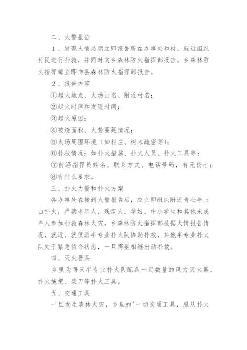 森林消防应急预案.docx