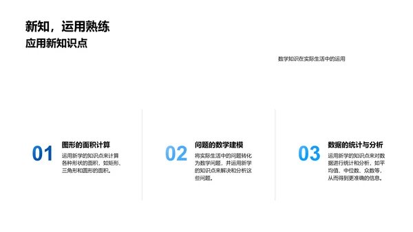 探索新数学知识PPT模板