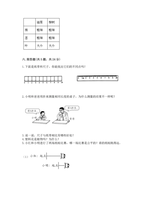 教科版科学一年级上册期末测试卷ab卷.docx