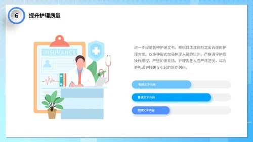 蓝色清新微粒体医疗行业医院年终工作总结PPT年终总结
