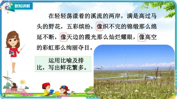 第五单元习作例文《颐和园》《七月的天山》课件（1课时）共26张PPT