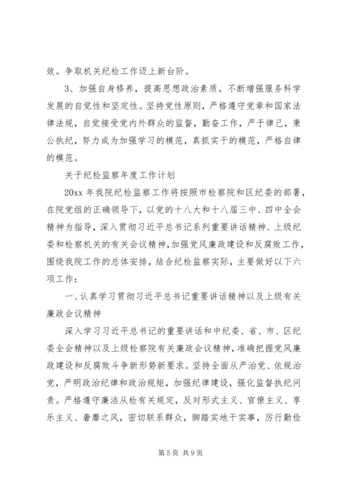 纪检监察年度工作计划.docx