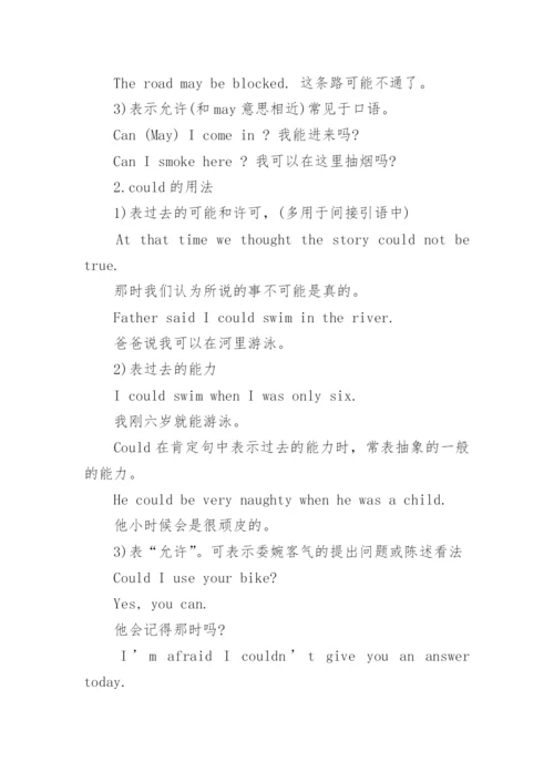 高中英语语法总结.docx