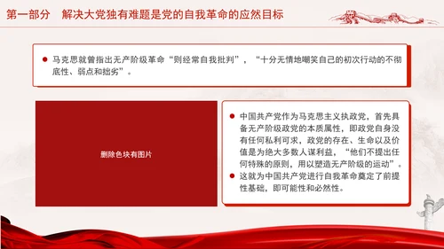 以解决大党独有难题为主攻方向推进全面从严治党党课PPT