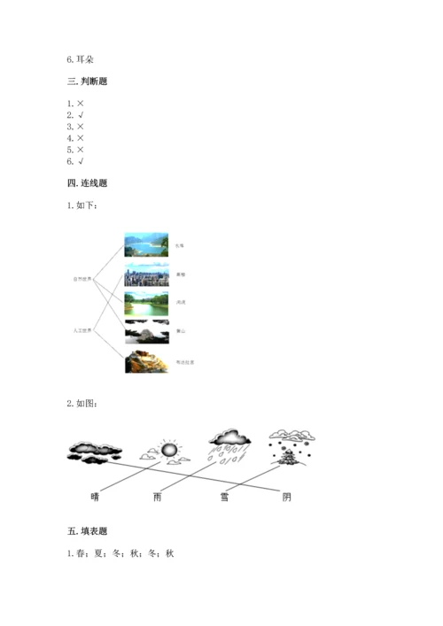 教科版二年级上册科学期末测试卷ab卷.docx