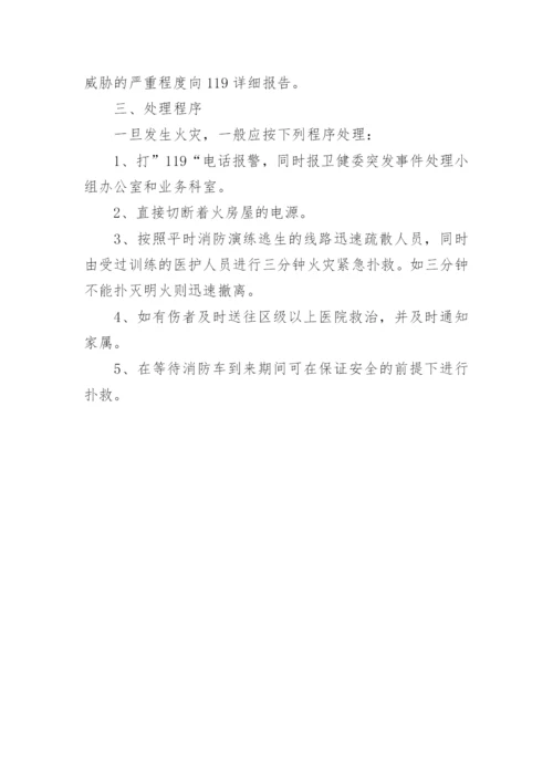 中医诊所消防应急预案.docx