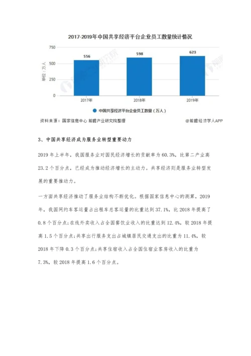 中国共享经济行业市场现状及发展趋势分析-成为服务业转型发展重要推动力.docx