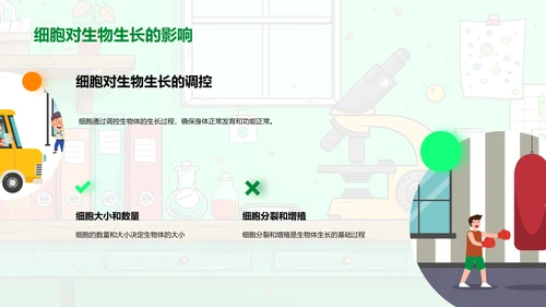 高中生物细胞学习PPT模板