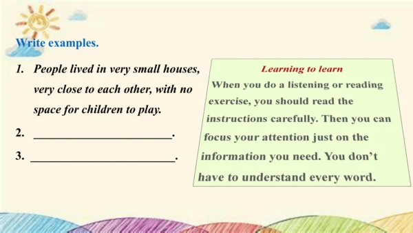 Module 3 Life now and then Unit 3 Language in use 