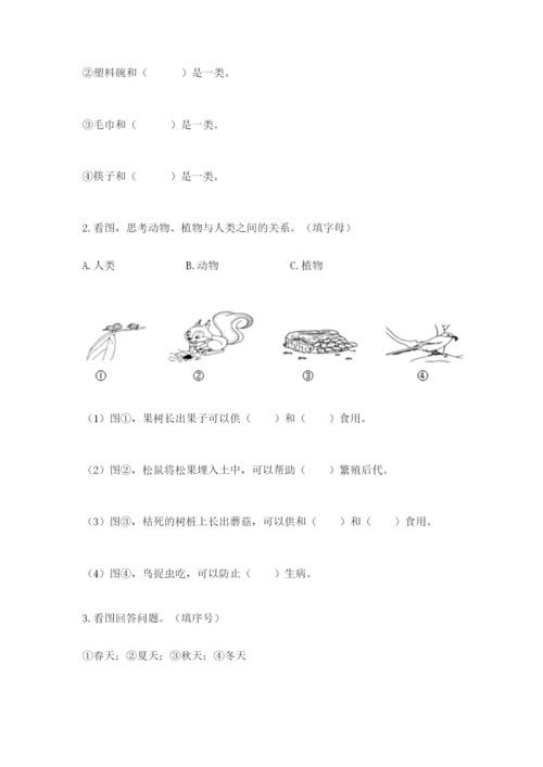 教科版小学二年级上册科学期末测试卷【考点梳理】.docx