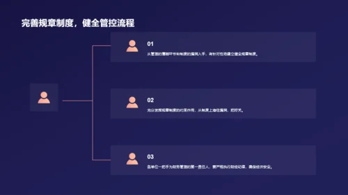 蓝色简约财务部年终工作总结PPT模板