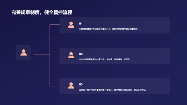 蓝色简约财务部年终工作总结PPT模板