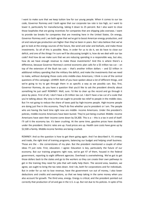美国总统大选首场电视辩论英文实录.docx