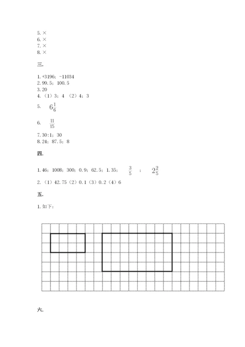 山西省【小升初】2023年小升初数学试卷必考题.docx