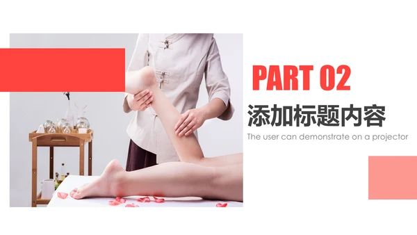 美容护肤美体精油按摩SPA养生PPT模板
