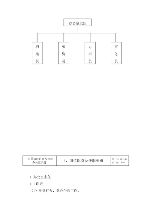 办公室部门工作手册仿宋