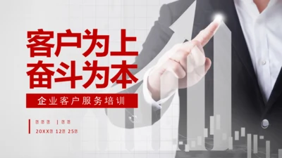 售后人员业务部客户服务培训PPT模板