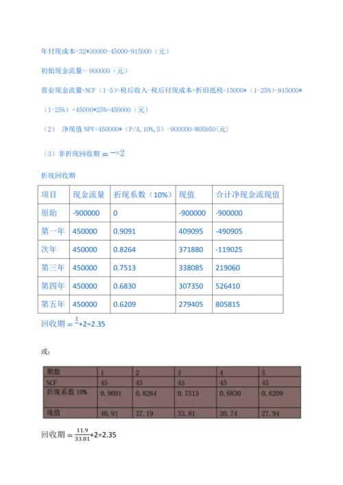 2023年春财务管理形成性考核册答案.docx