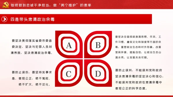 带头转变作风争做五个表率争做合格党员党课