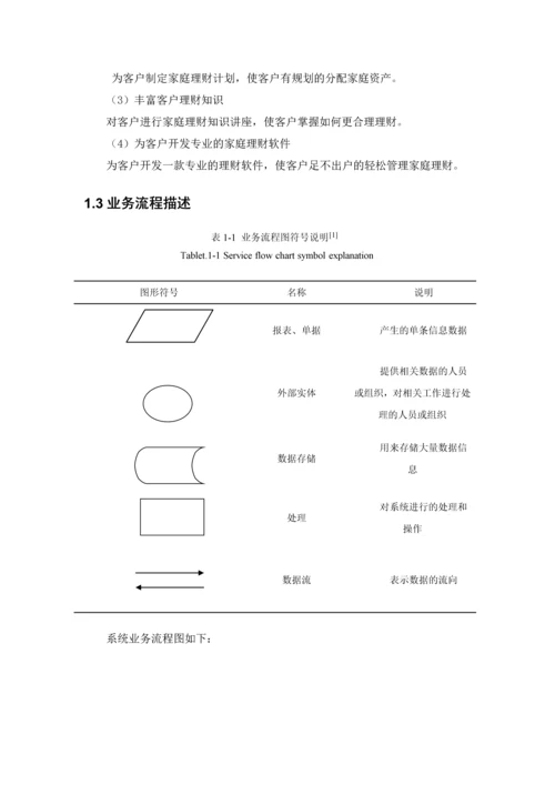 家庭理财管理系统的设计与实现毕业论文.docx