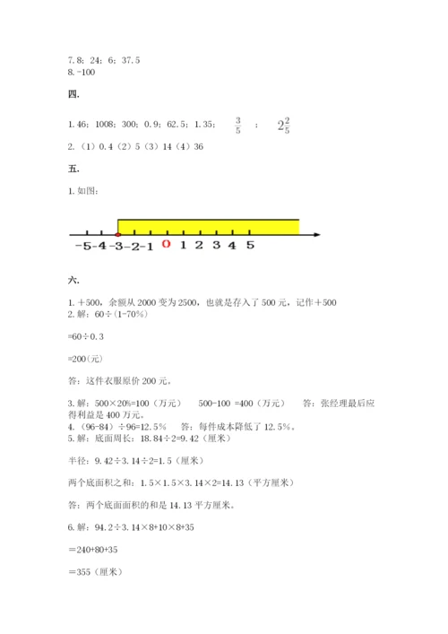 郑州外国语中学小升初数学试卷含答案（典型题）.docx