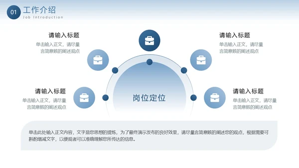 蓝色鎏金帆船渐变大气终总结