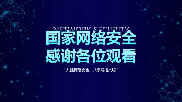 国家网络信息安全PPT模板