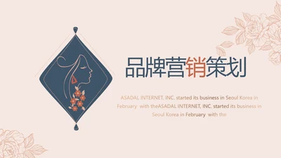 公司品牌策划方案工作总结计划动态PPT模板