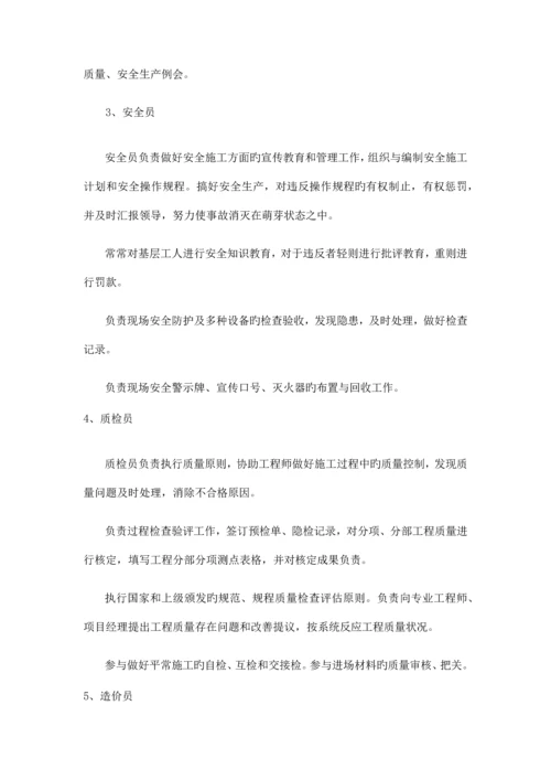 项目管理班子人员.docx