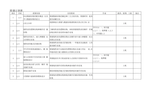 《数据结构》课程标准.docx