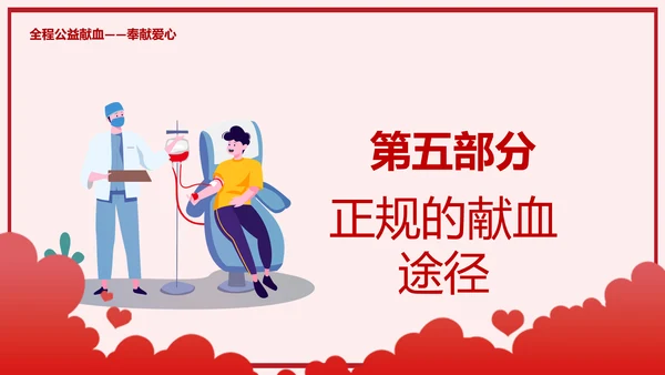 无偿献血世界献血日公益PPT模板