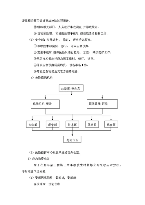 2021年度满堂脚手架专项方案