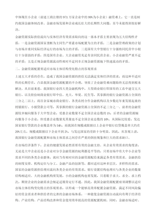 把解决企业融资问题的政策着力点放在小型企业上-中小企业融资问题调查报告.docx