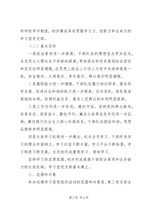 省规划院出台了创建“三型”基层党支部活动方案 (3).docx