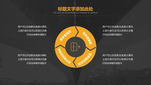 桥梁下大桥背景的高端商务通用PPT模板